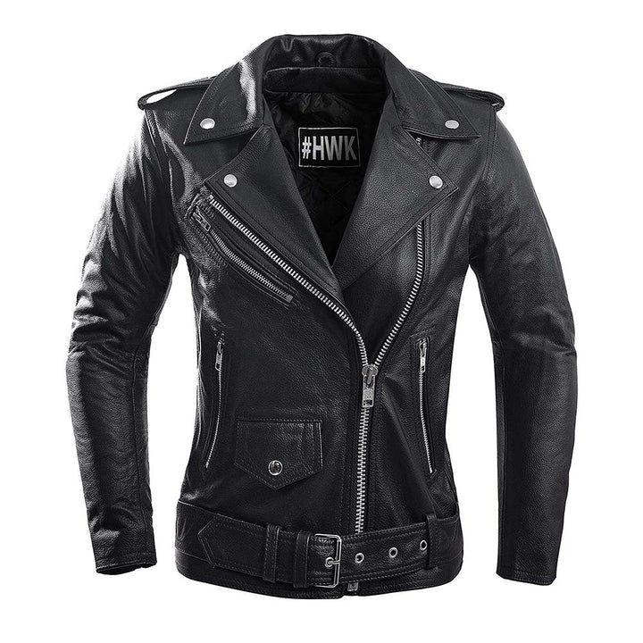  Classic Vintage Womens Motorcycle Jacket 