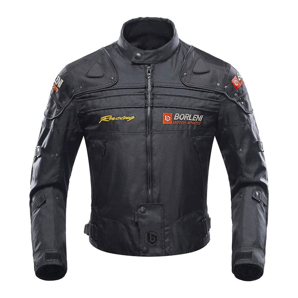 BORLENI Motorcycle  Armored Racer Jacket 