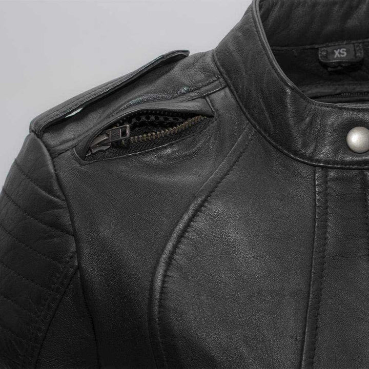 The Biker Cafe Racer Womens Motorcycle Jacket 