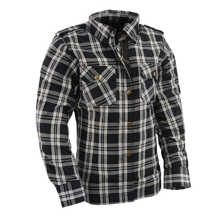 MPL2600 Women Motorcycle flannel jacket | Armored