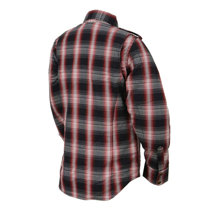 MPL2604 Women Motorcycle flannel jacket | Armored