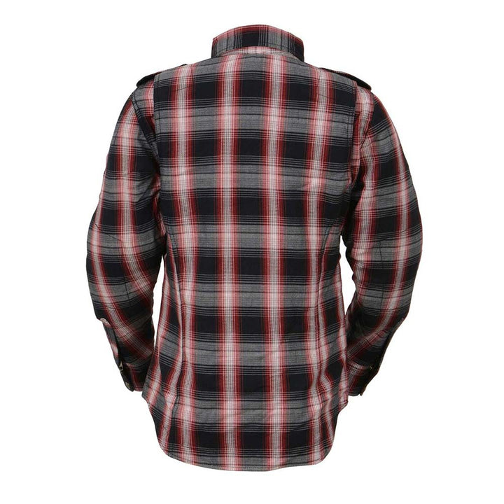 MPL2604 Women Motorcycle flannel jacket | Armored