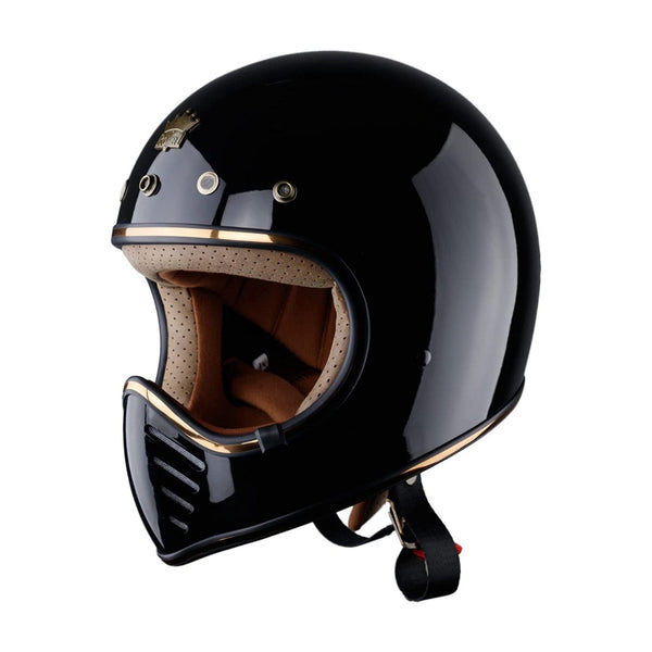 Retro  Full Face Motorcycle Helmet | DOT Approved