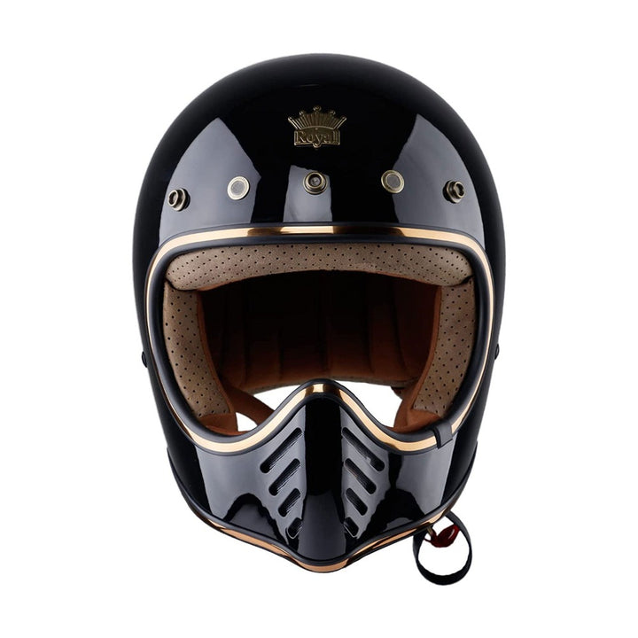 Retro  Full Face Motorcycle Helmet | DOT Approved