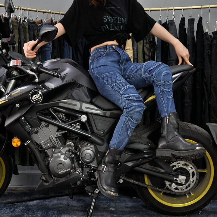 The Vintage - Womens Motorcycle Jeans 