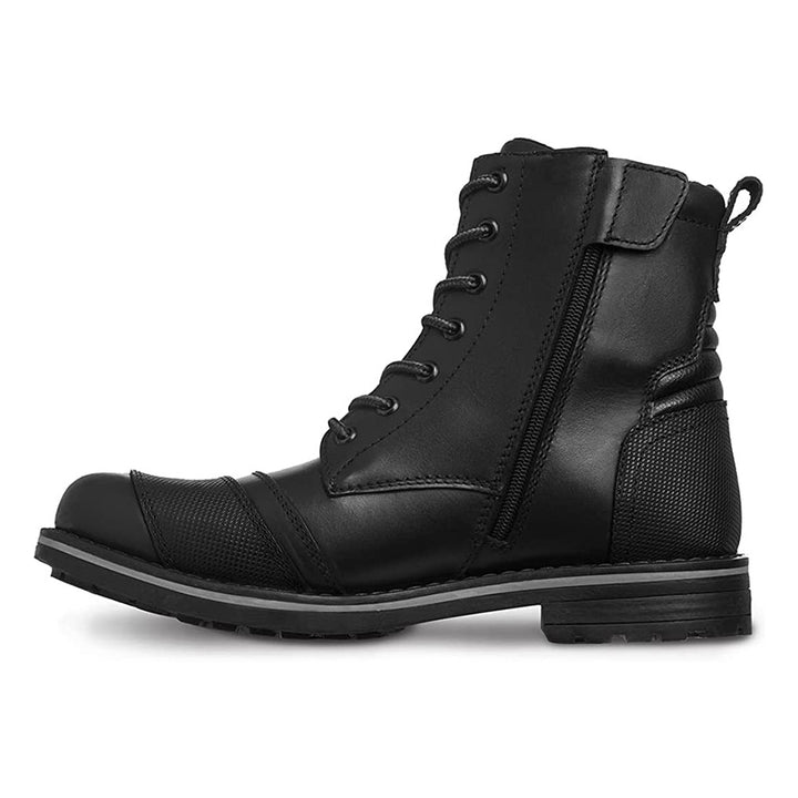 The Classic - Black Motorcycle Boots For Men