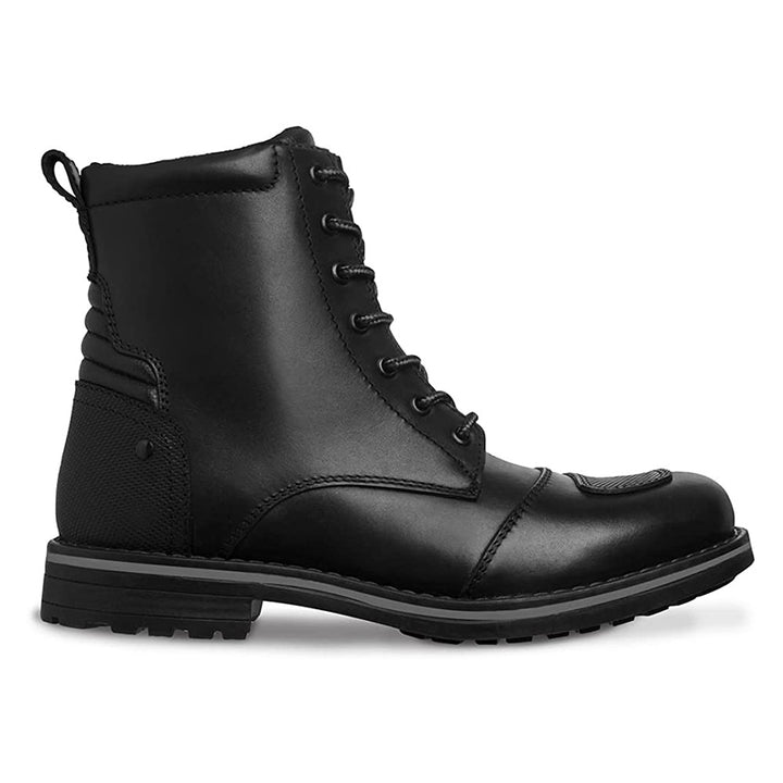 The Classic - Black Motorcycle Boots For Men