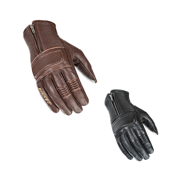 Joe Rocket Cafe Racer Leather Biker Gloves