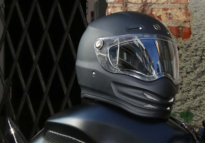 T9 Full Face Retro Predator Motorcycle helmet