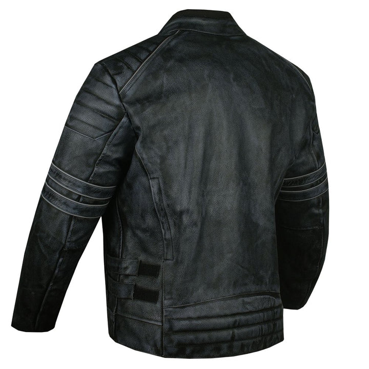 SHADOW Cafe Racer Motorcycle Biker Jacket